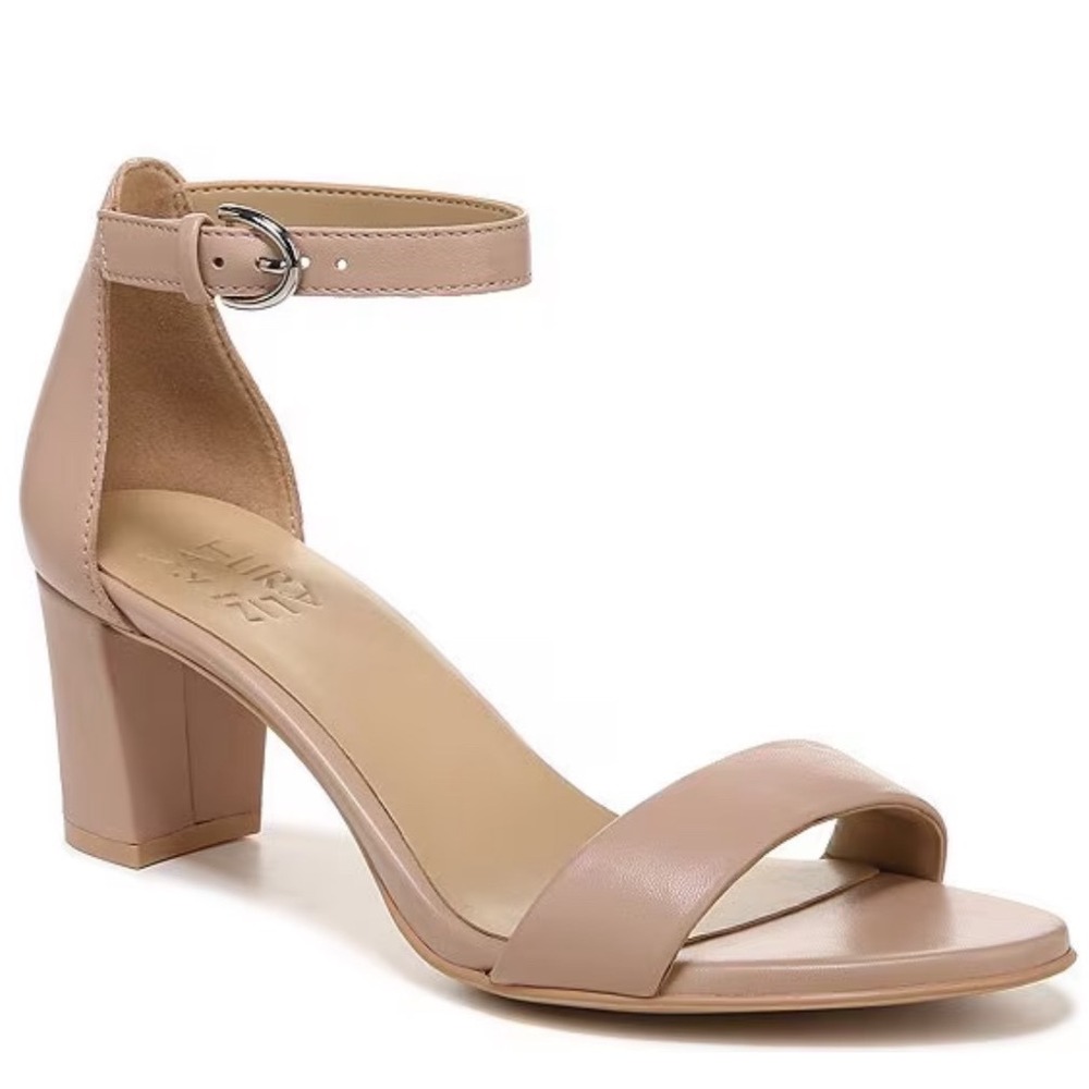 Naturalizer Vera Leather Ankle Strap Dress Sandals Women's Size 9M $120